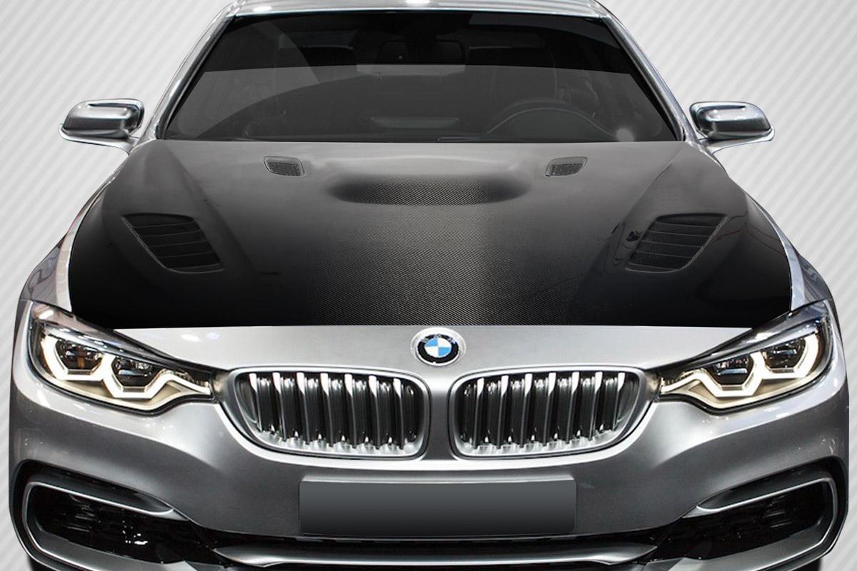 2012-2018 BMW 3 Series Carbon Creations Victory Carbon Fiber Hood - Image 1