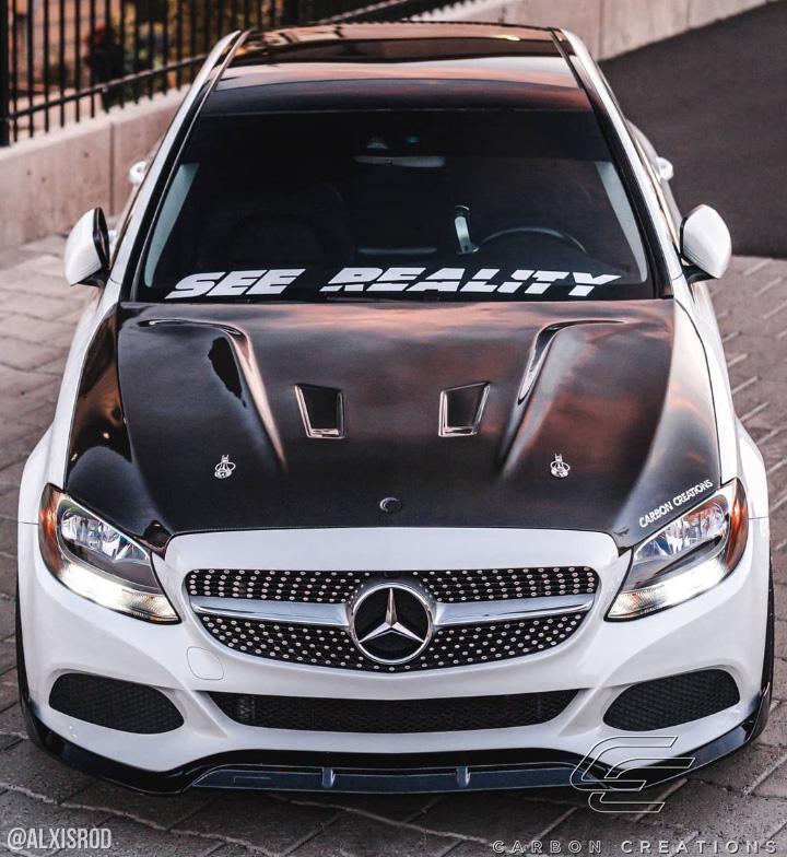 2015-2021 Mercedes C Class Carbon Creations Black Series Carbon Fiber Hood - Image 2