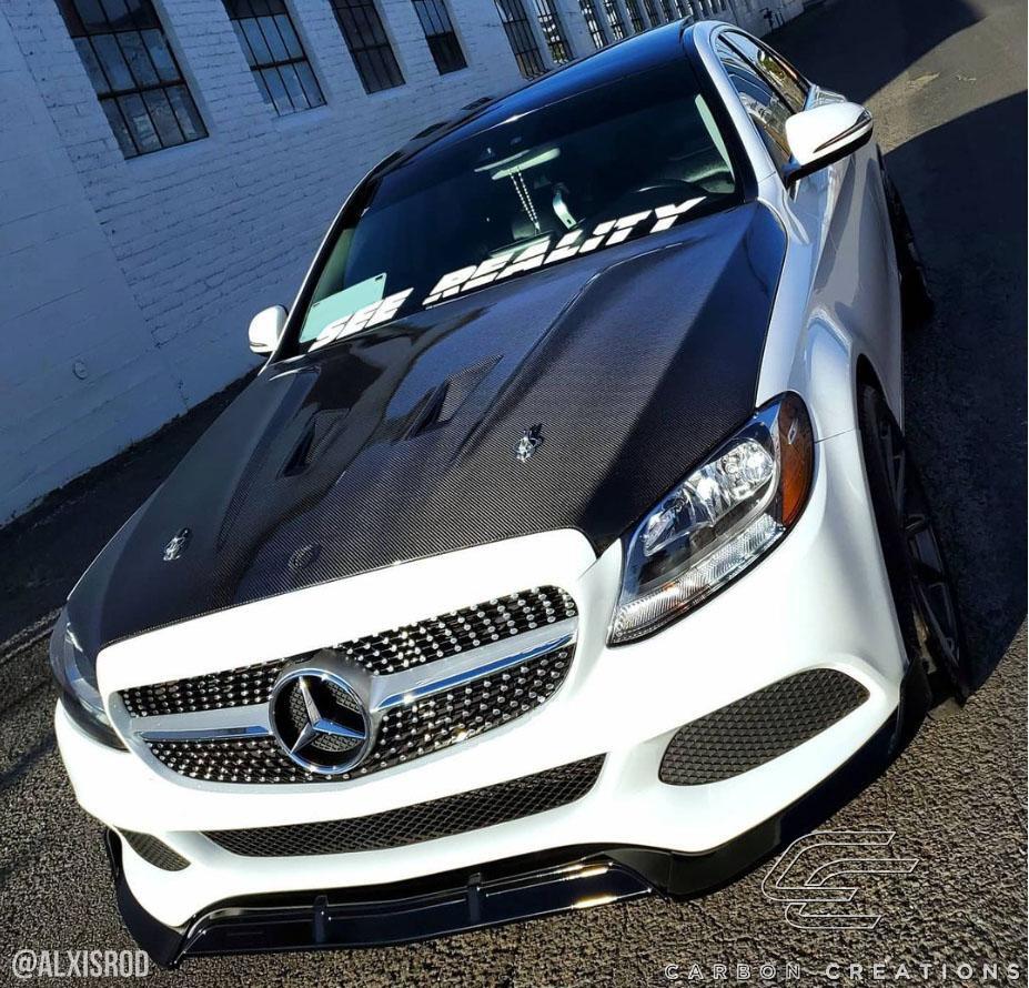 2015-2021 Mercedes C Class Carbon Creations Black Series Carbon Fiber Hood - Image 4