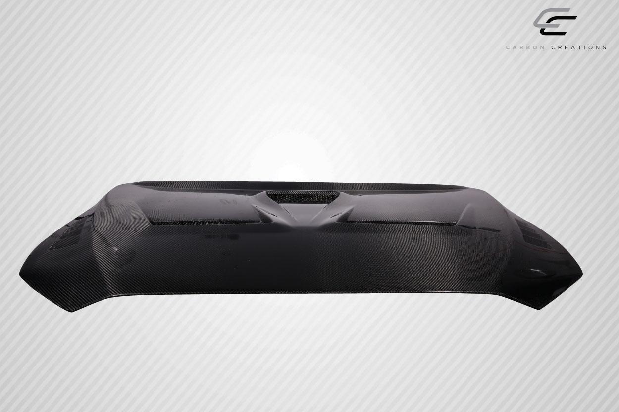 2008-2017 Mitsubishi Lancer Carbon Creations Race Carbon Fiber Hood - Image 5