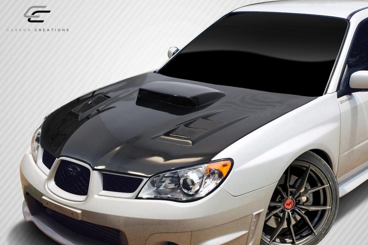 2006-2007 Subaru Impreza Carbon Creations C-1 Carbon Fiber Hood - Image 2
