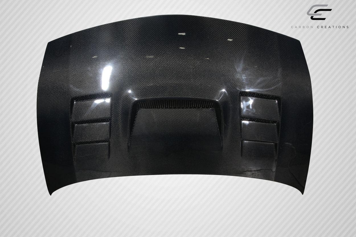 2006-2011 Honda Civic Carbon Creations Supremo Carbon Fiber Hood - Image 4