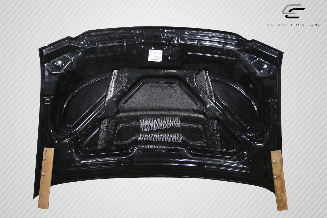 1999-2007 Ford Super Duty Carbon Creations Raptor Look Carbon Fiber Hood - Image 6