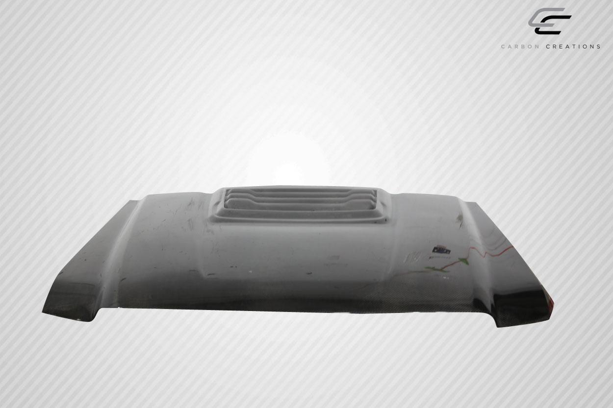 1999-2007 Ford Super Duty Carbon Creations Raptor Look Carbon Fiber Hood - Image 7