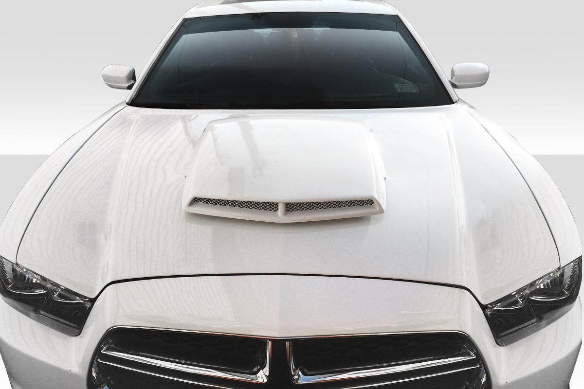 2011-2014 Dodge Charger Duraflex TA Look Hood - Image 1