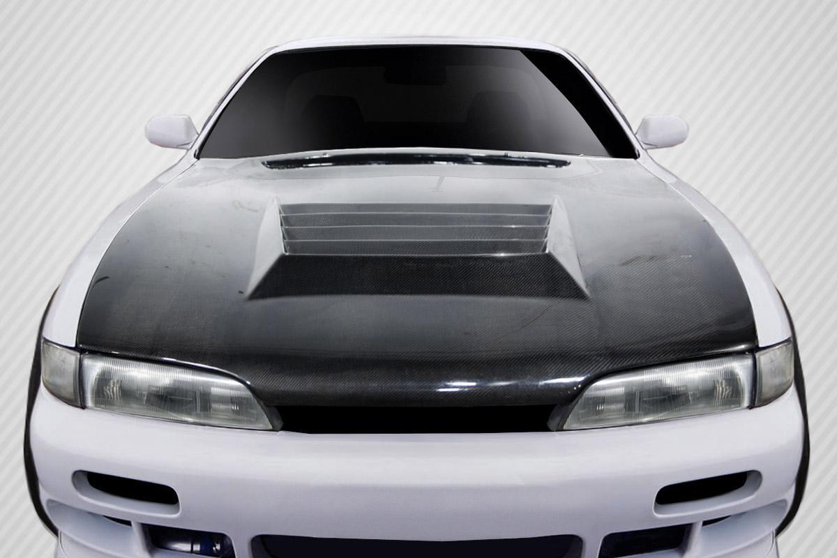 1995-1996 Nissan 240SX Carbon Creations D-Spec Carbon Fiber Hood - Image 1