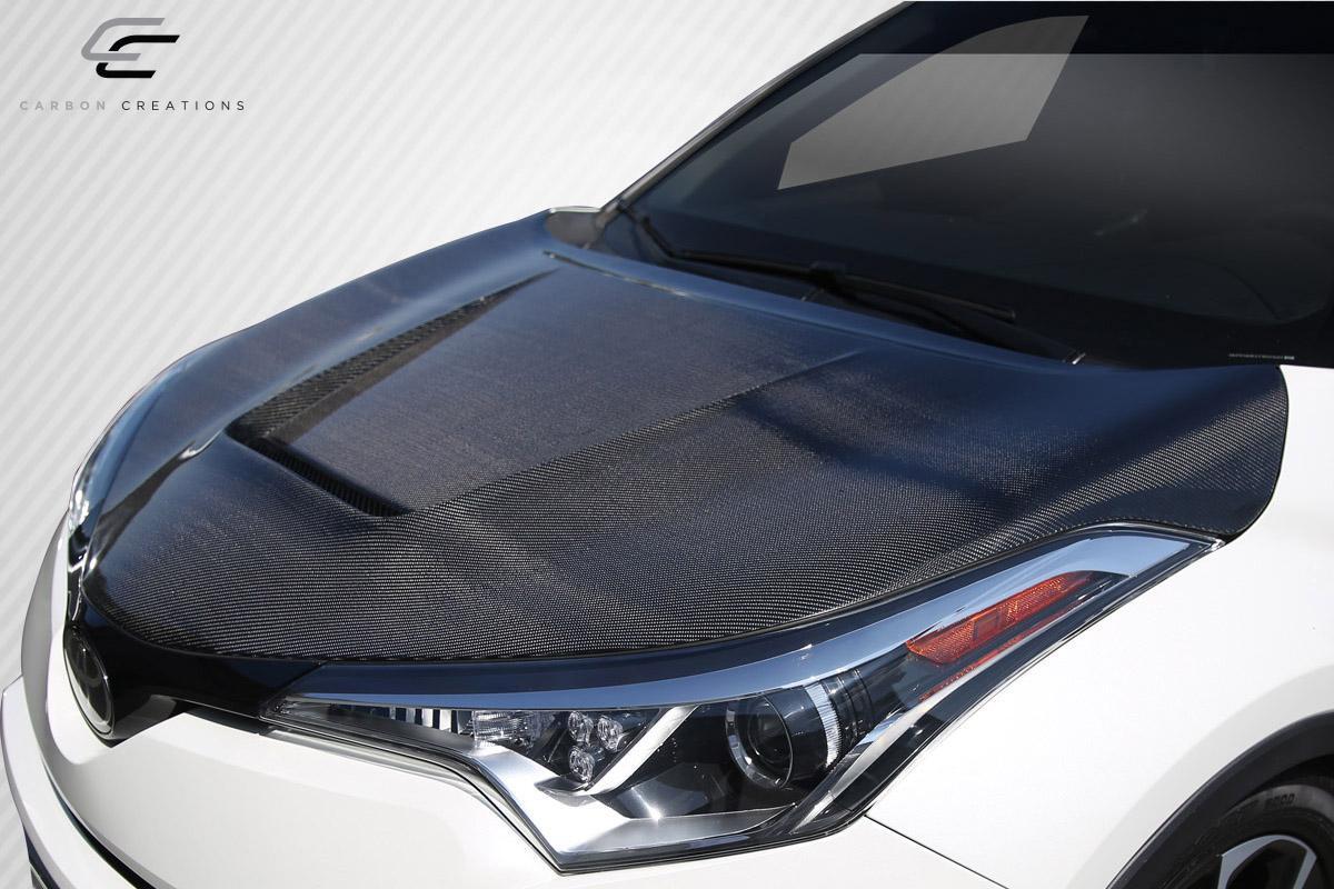 2018-2022 Toyota C-HR Carbon Creations Circuit Carbon Fiber Hood - Image 2
