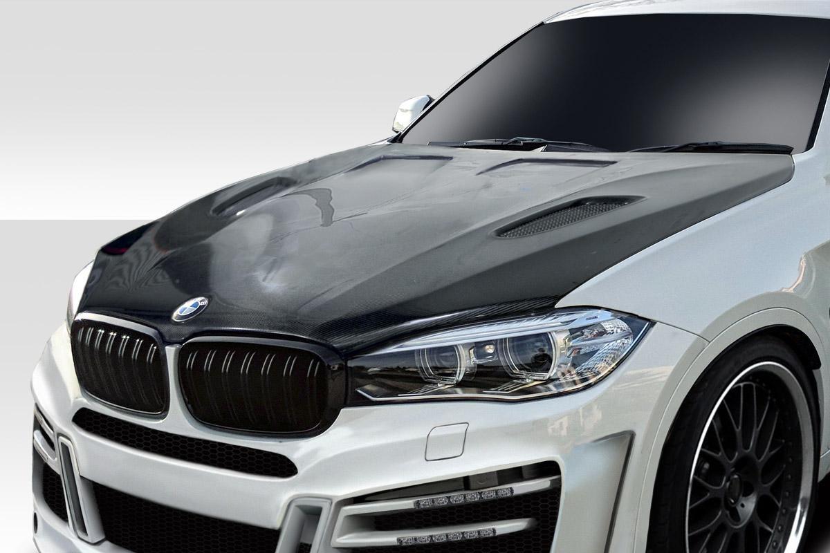 2015-2019 BMW X6 Aero Function AF-1 Carbon Fiber Hood - Image 2