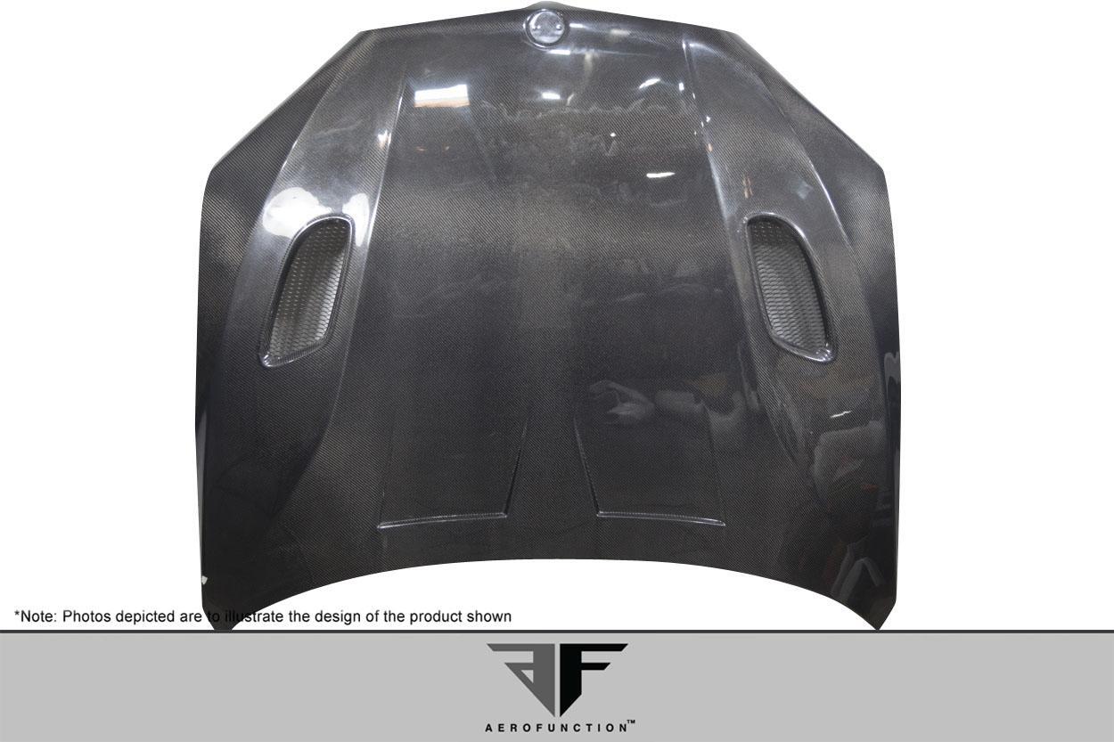 2015-2019 BMW X6 Aero Function AF-1 Carbon Fiber Hood - Image 5