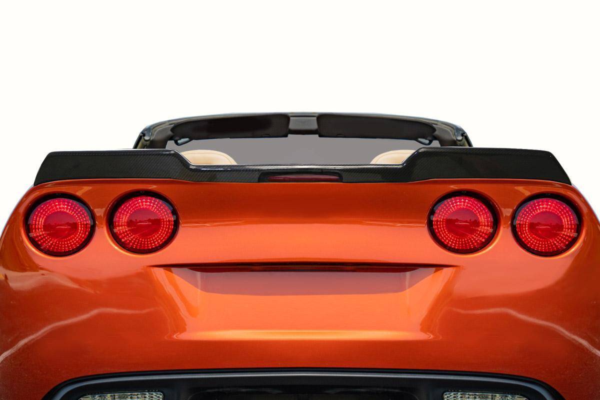 2005-2013 Chevrolet Corvette Carbon Creations Wickerbill Carbon Fiber Rear Wing - Image 1