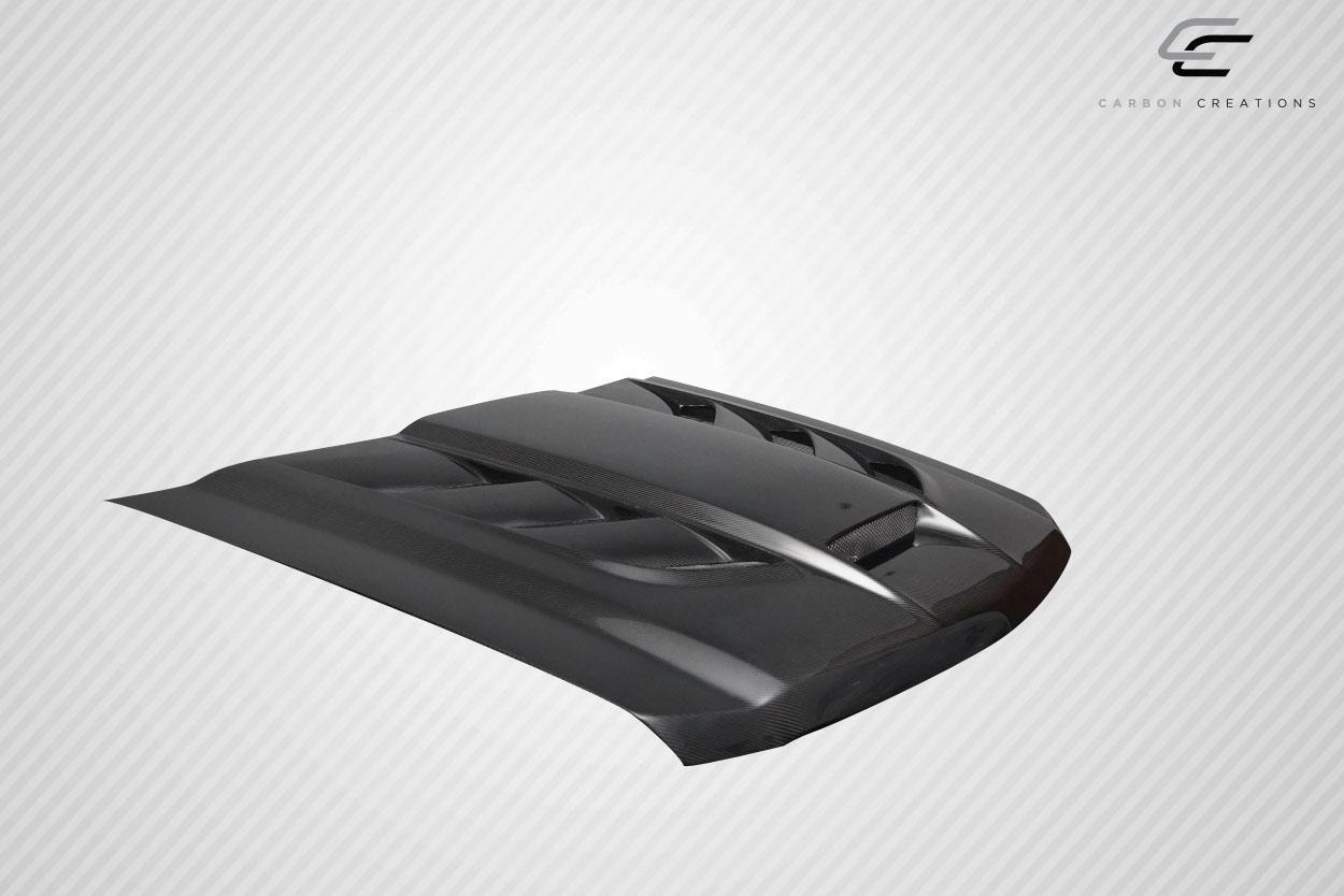 2014-2015 Chevrolet Silverado Carbon Creations Viper Carbon Fiber Hood - Image 5
