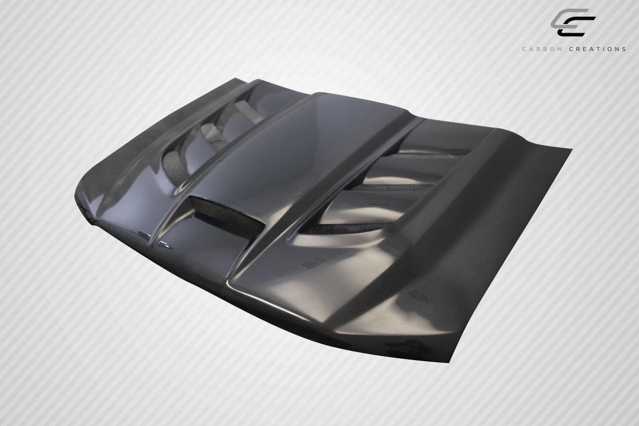 2016-2018 Chevrolet Silverado Carbon Creations Viper Carbon Fiber Hood - Image 3