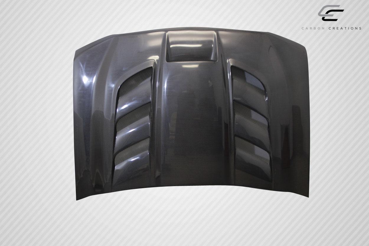 2016-2018 Chevrolet Silverado Carbon Creations Viper Carbon Fiber Hood - Image 4