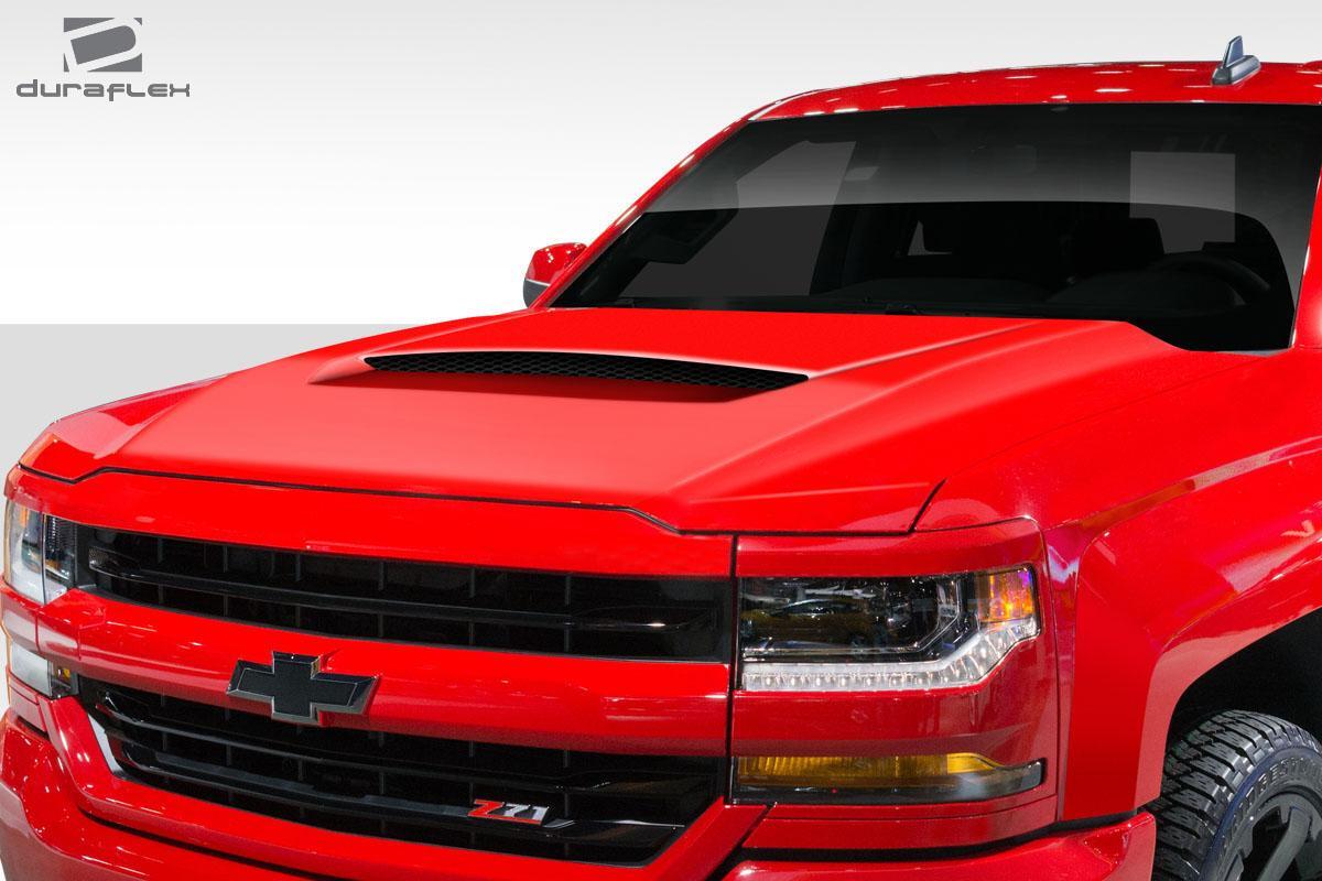2016-2018 Chevrolet Silverado Duraflex GMX Hood - Image 2