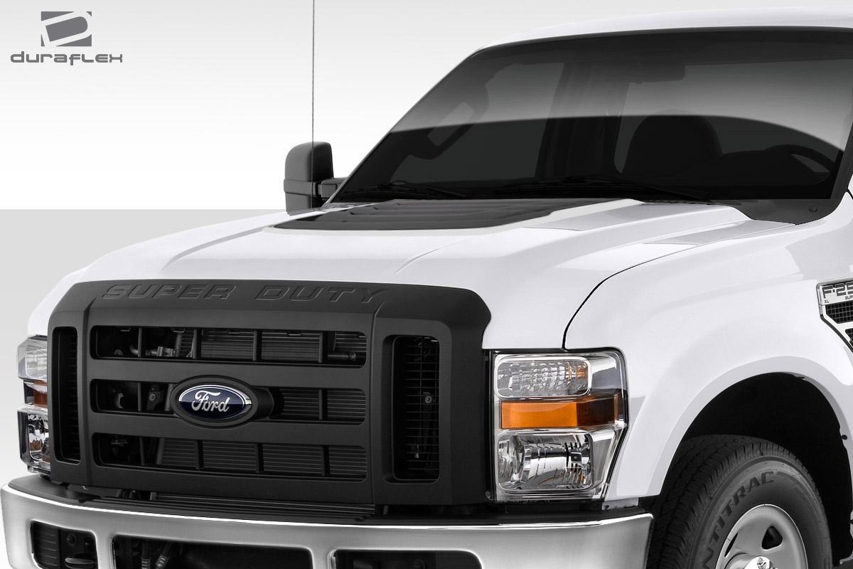 2008-2010 Ford Super Duty Duraflex Raptor Look Hood - Image 2