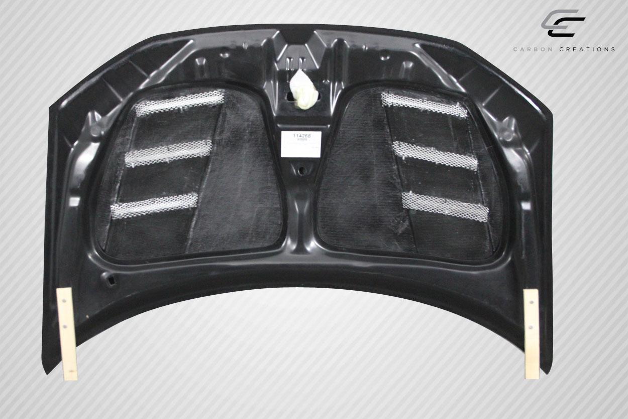 2012-2015 Honda Civic Carbon Creations TS-1 Carbon Fiber Hood - Image 4