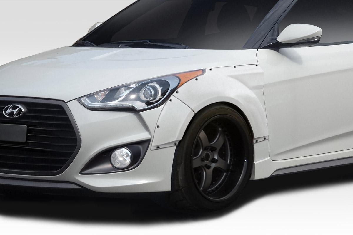 2012-2017 Hyundai Veloster Duraflex Envision Fender Flare - Image 2