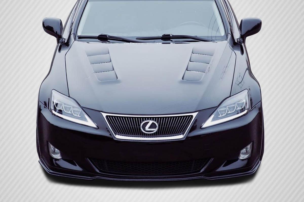 2006-2013 Lexus IS Carbon Creations TS-2 Carbon Fiber Hood - Image 1
