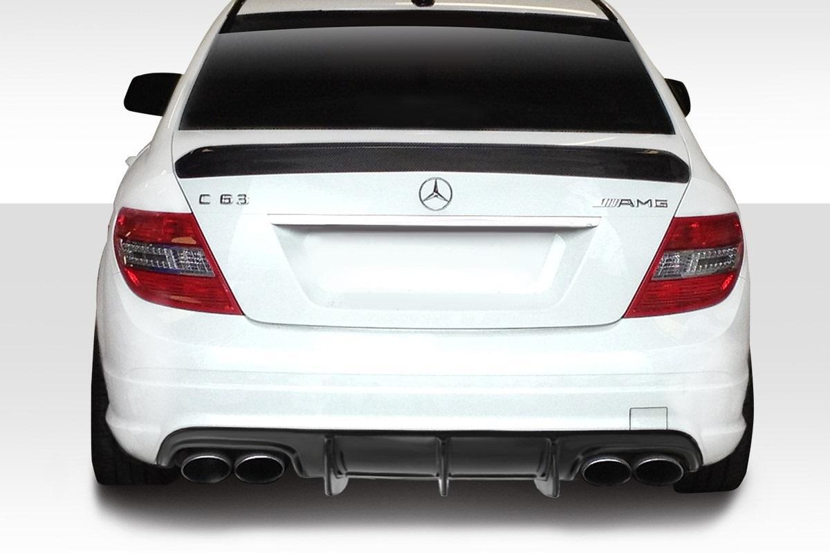 2008-2011 Mercedes C63 Duraflex Super Fin Rear Lip - Image 1