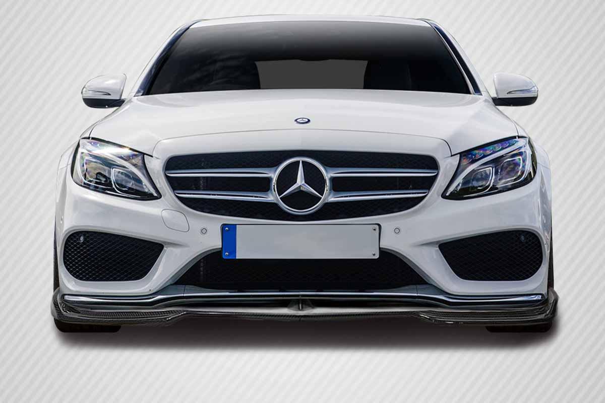 2015-2021 Mercedes C Class Carbon Creations Fortune Carbon Fiber Front Lip - Image 1