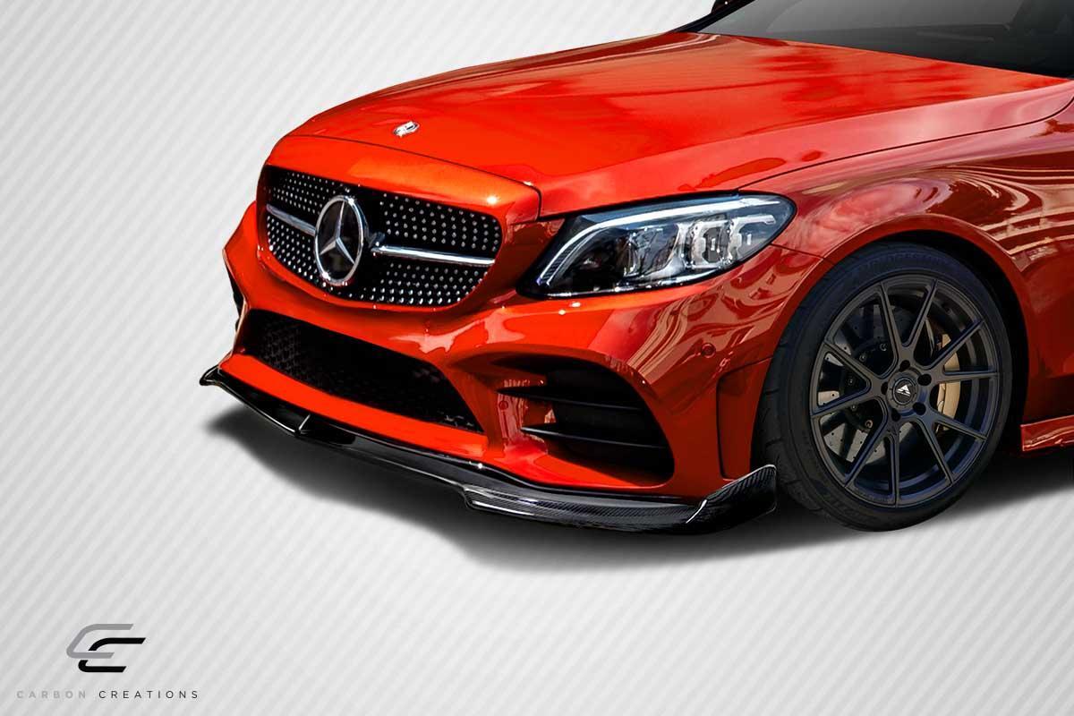 2015-2021 Mercedes C Class Carbon Creations Fortune Carbon Fiber Front Lip - Image 2