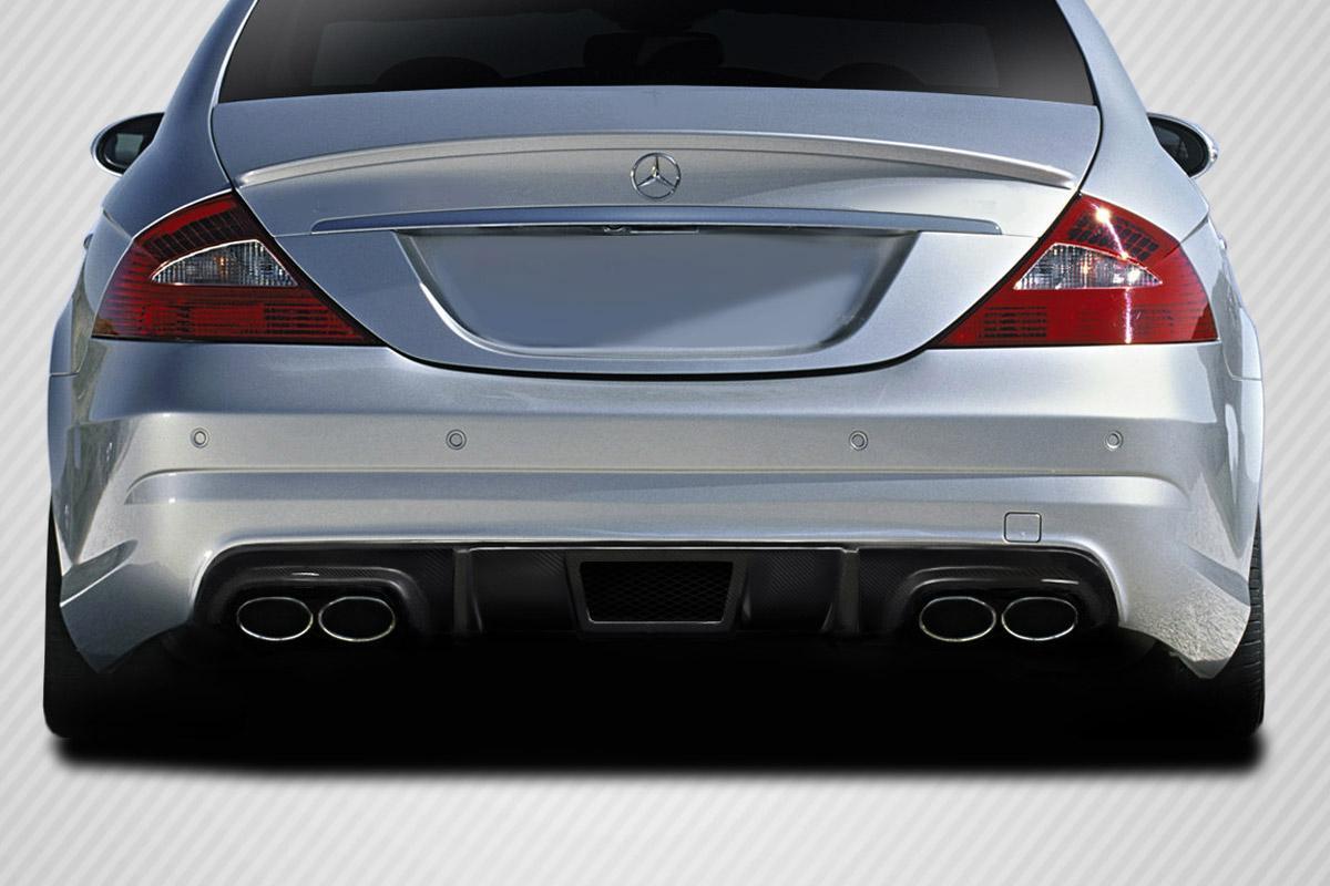 2006-2011 Mercedes CLS Carbon Creations L Sport Carbon Fiber Rear Lip - Image 1
