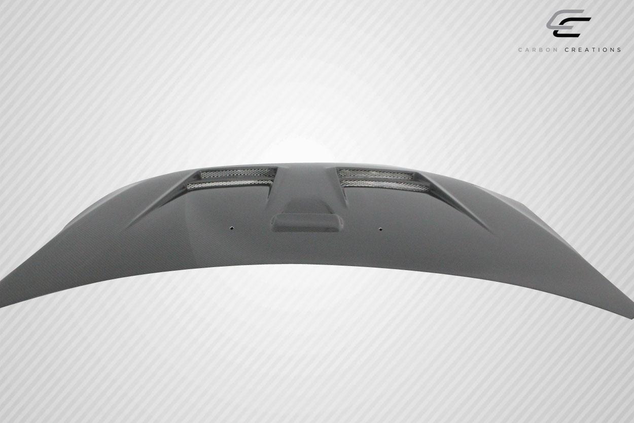 2008-2017 Mitsubishi Lancer Carbon Creations D Spec Carbon Fiber Hood - Image 13