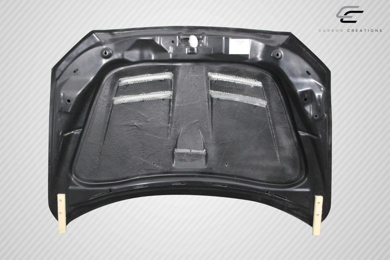 2008-2017 Mitsubishi Lancer Carbon Creations D Spec Carbon Fiber Hood - Image 4