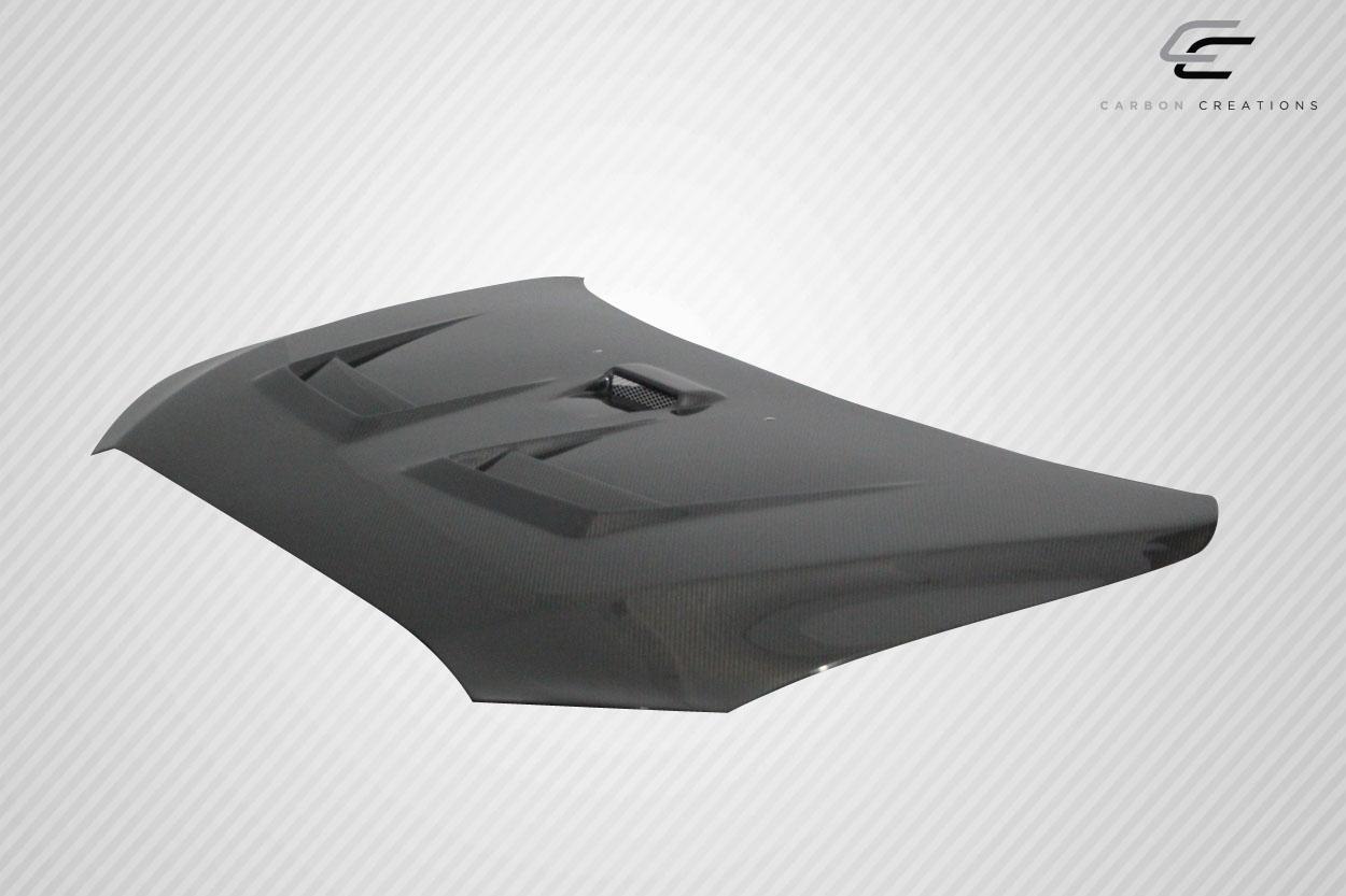 2008-2017 Mitsubishi Lancer Carbon Creations D Spec Carbon Fiber Hood - Image 7