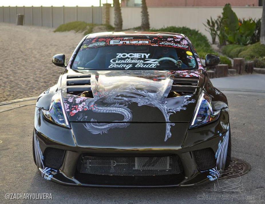 2009-2020 Nissan 370Z Duraflex AM-S Hood - Image 4