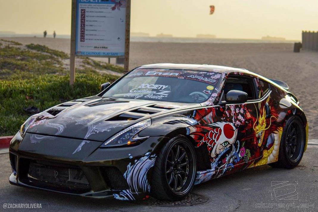 2009-2020 Nissan 370Z Duraflex AM-S Hood - Image 5