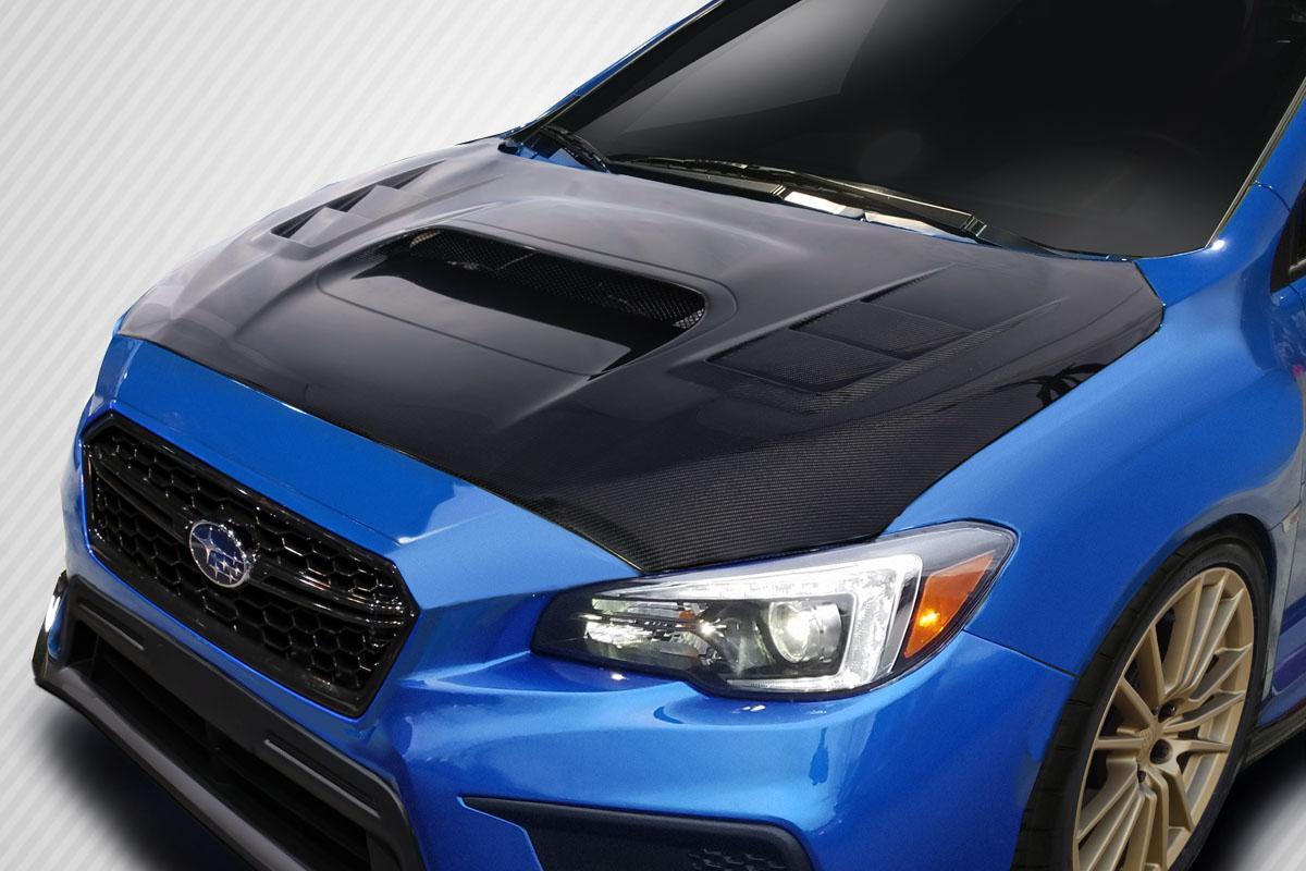 2015-2021 Subaru WRX Carbon Creations C-1 Carbon Fiber Hood - Image 2