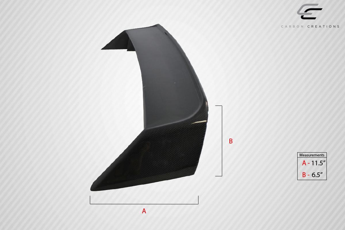 Universal Carbon Creations DriTech Skyline R32 Look Wing Spoiler - 1 Piece - Image 4