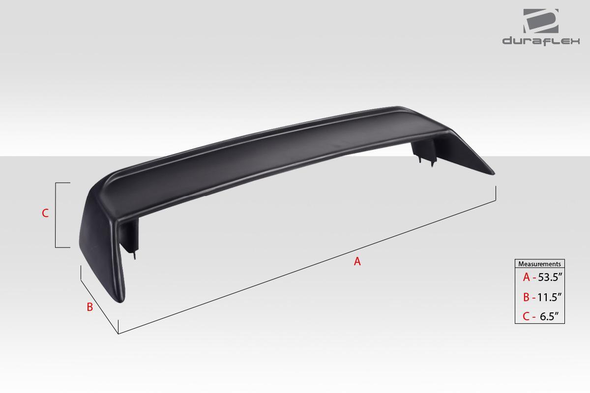 Universal Duraflex Skyline R32 Look Wing Spoiler - 1 Piece - Image 3
