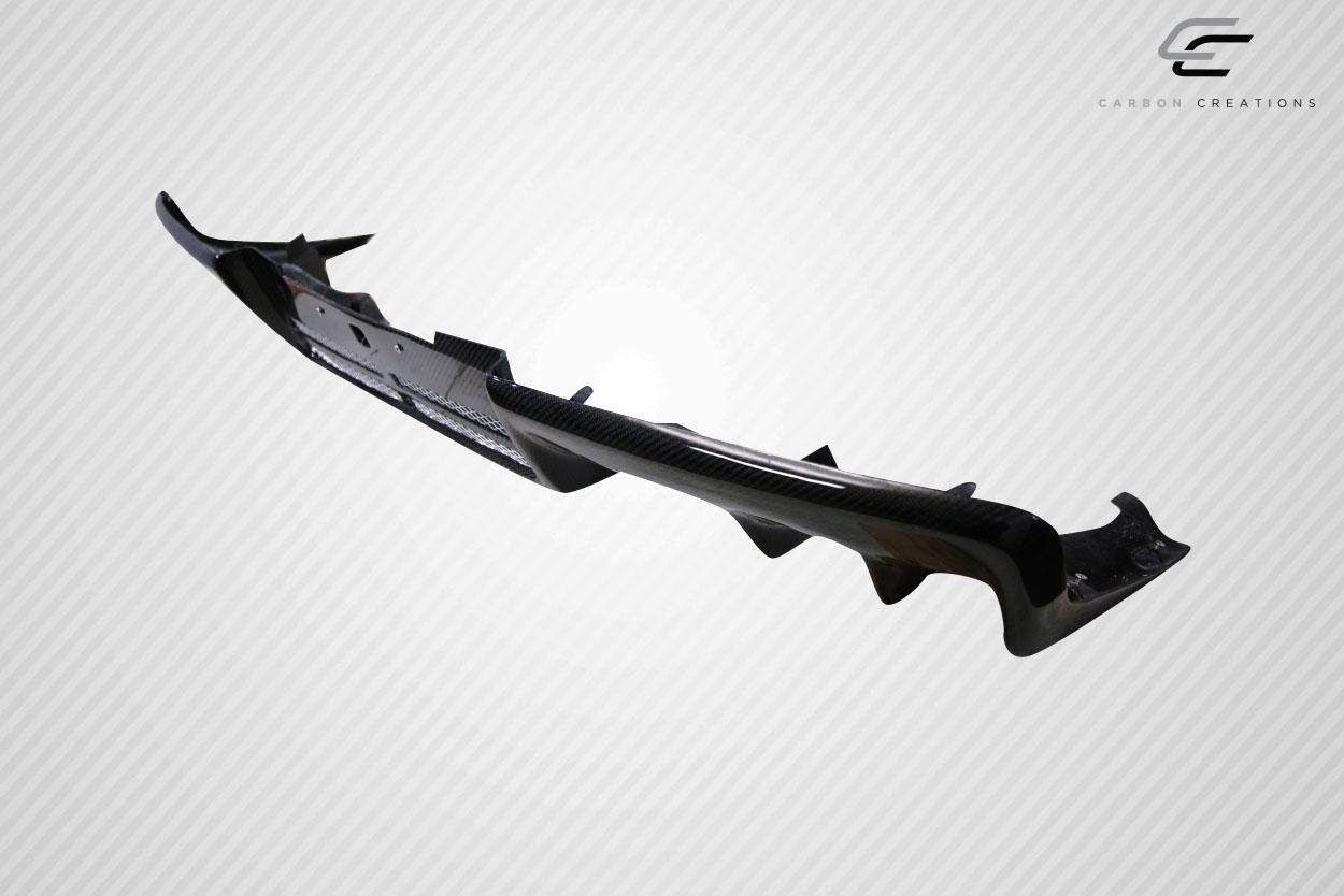 2008-2015 Mitsubishi Lancer Carbon Creations OEM Look Carbon Fiber Rear Lip - Image 5