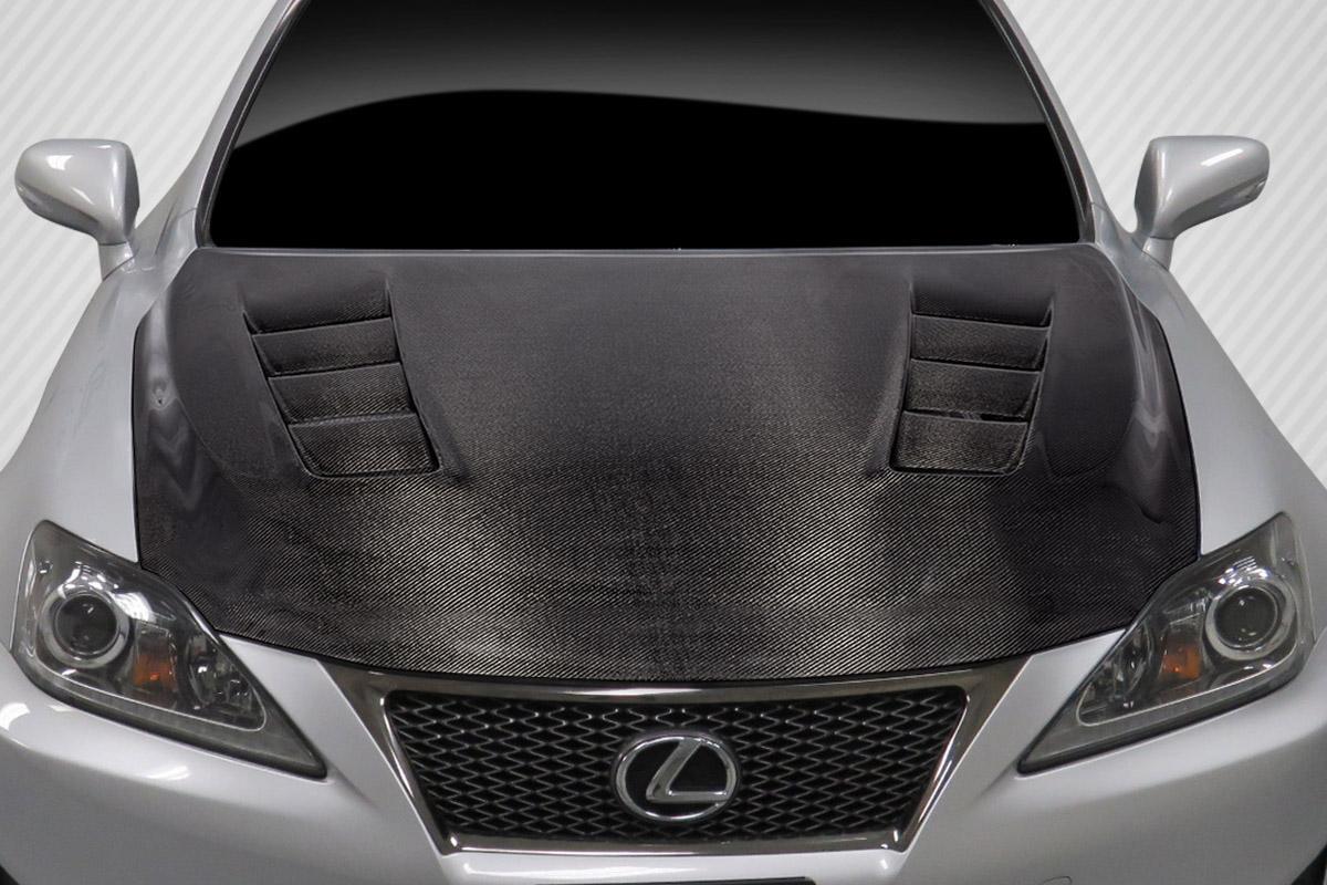 2008-2014 Lexus IS-F Carbon Creations TS-2 Carbon Fiber Hood - Image 1