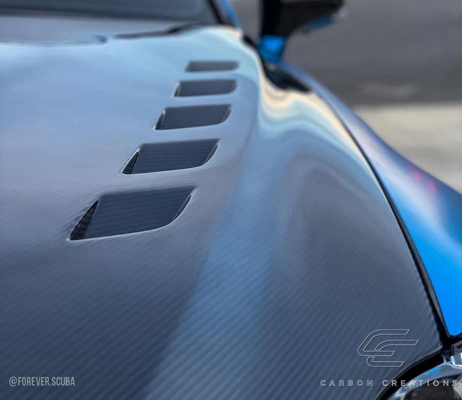 2014-2016 Lexus IS Carbon Creations Bolt Carbon Fiber Hood - Image 6