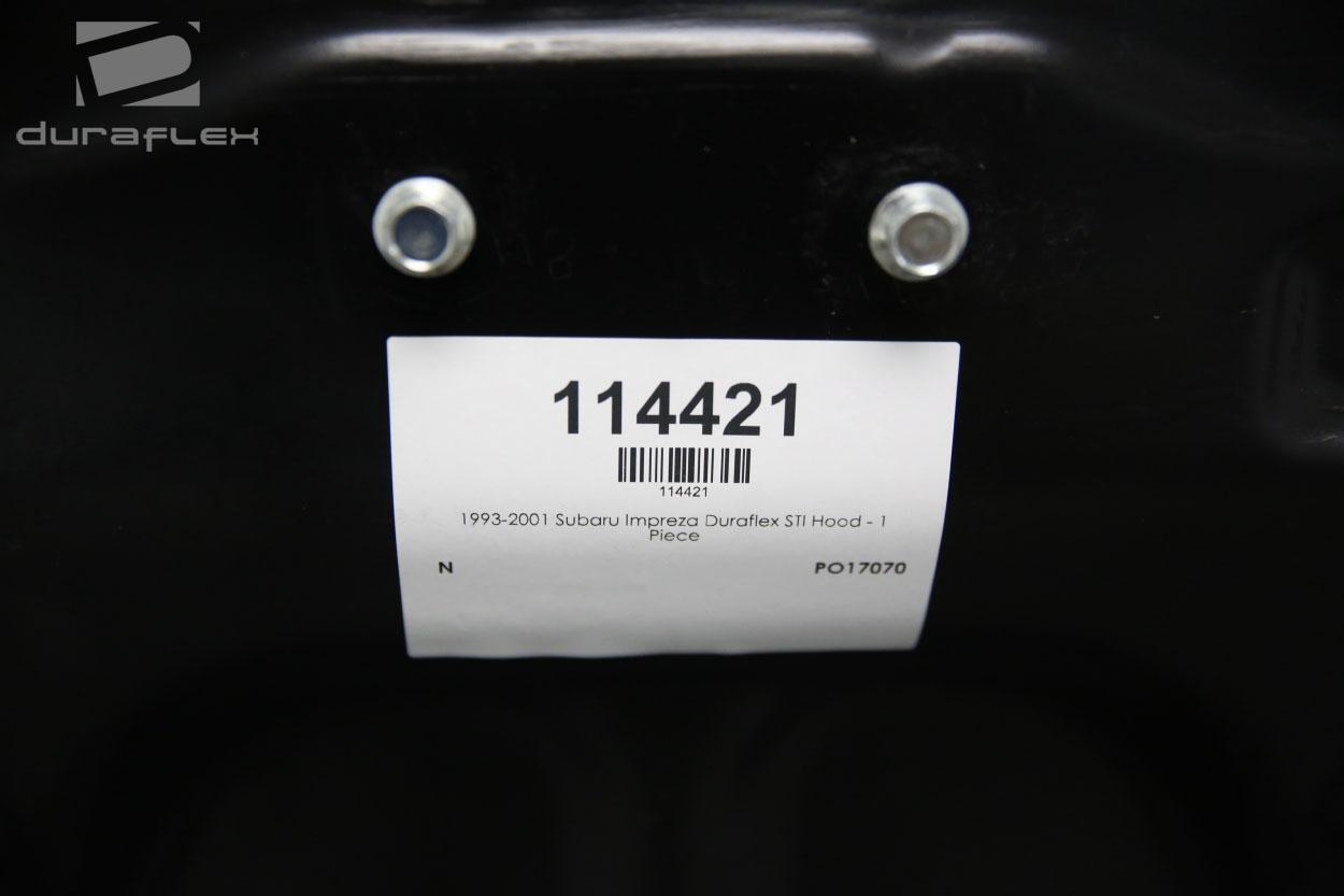 1993-2001 Subaru Impreza Duraflex STI Hood - Image 7