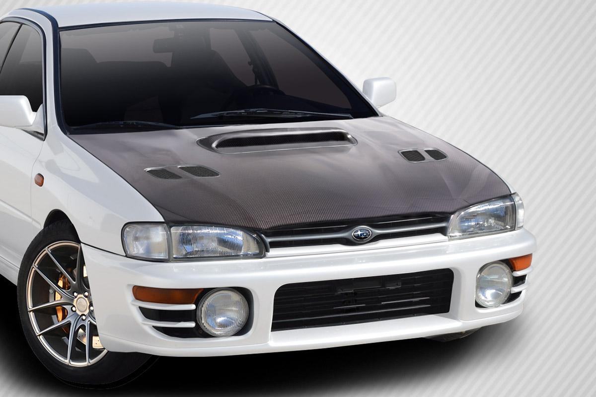 1993-2001 Subaru Impreza Carbon Creations STI Carbon Fiber Hood - Image 2