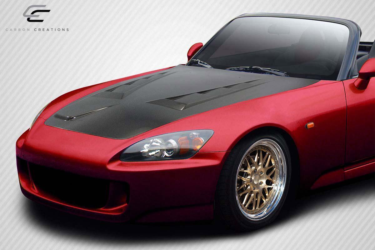 2000-2009 Honda S2000 Carbon Creations Type M Carbon Fiber Hood - Image 2