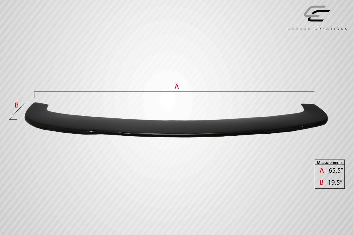 Universal Carbon Creations Type 3 Front Lip Splitter - 1 Piece - Image 2