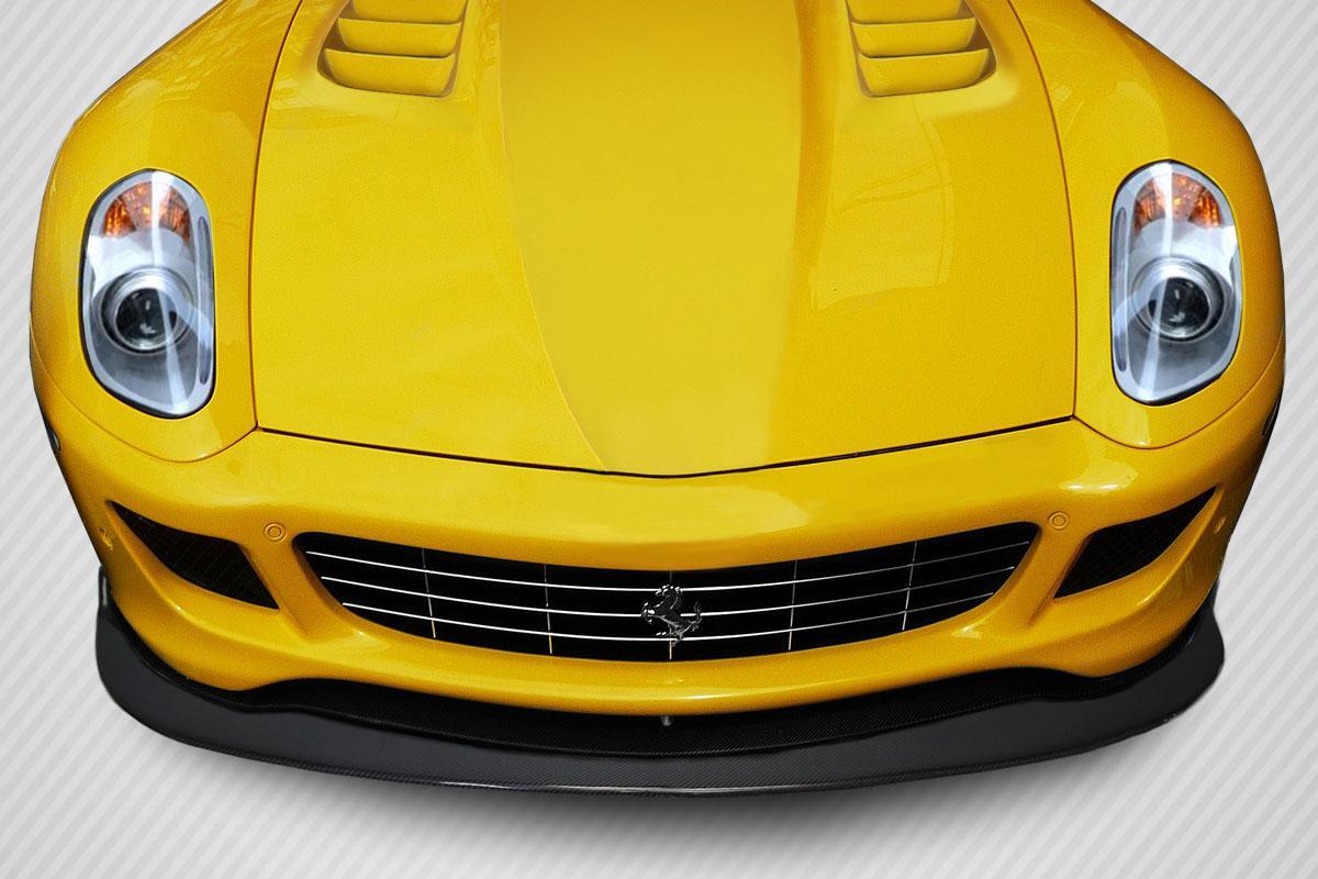 Universal Carbon Creations Type 4 Front Lip Splitter - 1 Piece - Image 1