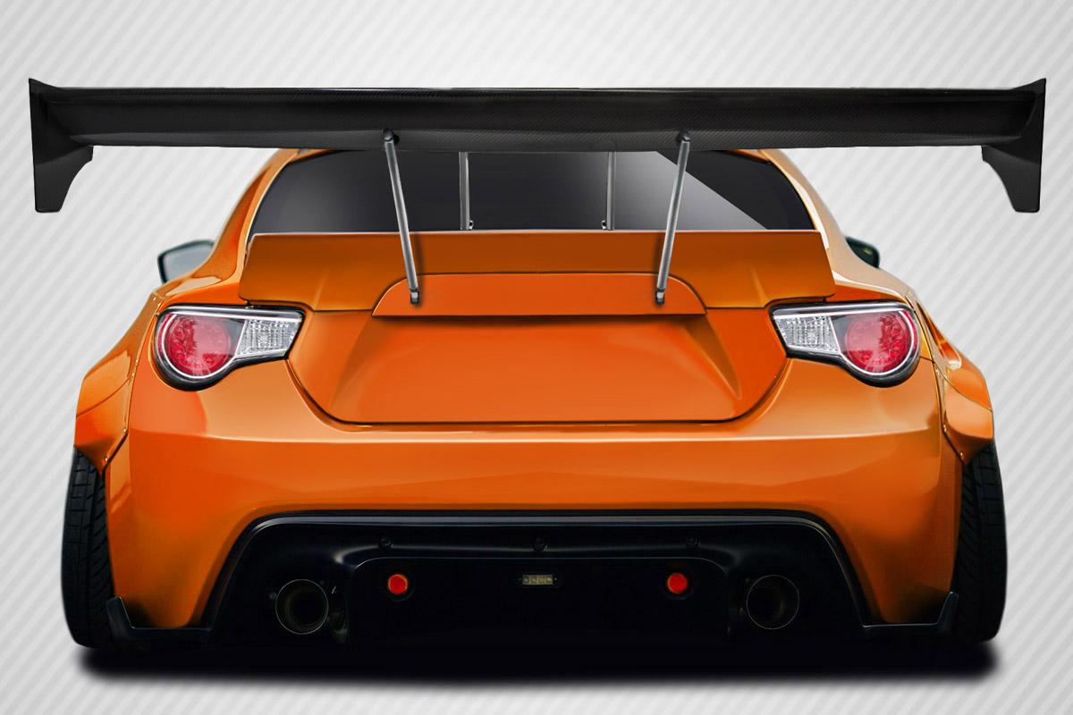 2013-2020 Scion FRS Carbon Creations GT500 V3 Carbon Fiber Rear Wing - Image 3