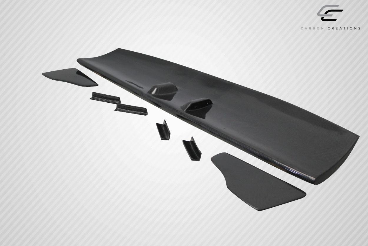2013-2020 Scion FRS Carbon Creations GT500 V3 Carbon Fiber Rear Wing - Image 4