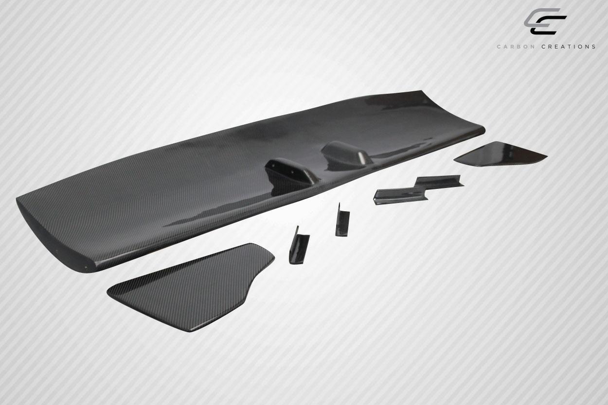 2013-2020 Scion FRS Carbon Creations GT500 V3 Carbon Fiber Rear Wing - Image 5