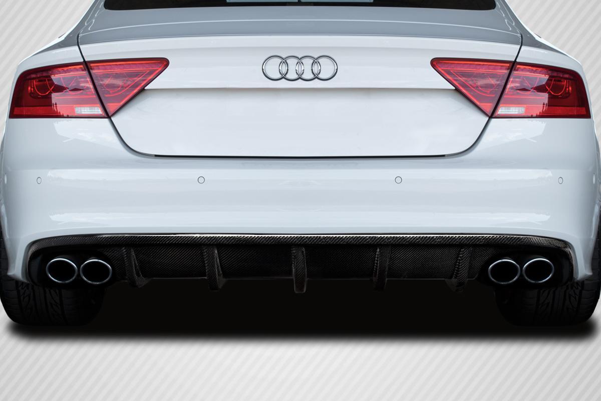 2012-2015 Audi S7 Carbon Creations DTM Carbon Fiber Rear Lip - Image 1
