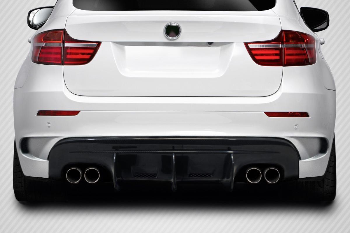2008-2014 BMW X6M Carbon Creations AK-M Carbon Fiber Rear Lip - Image 1