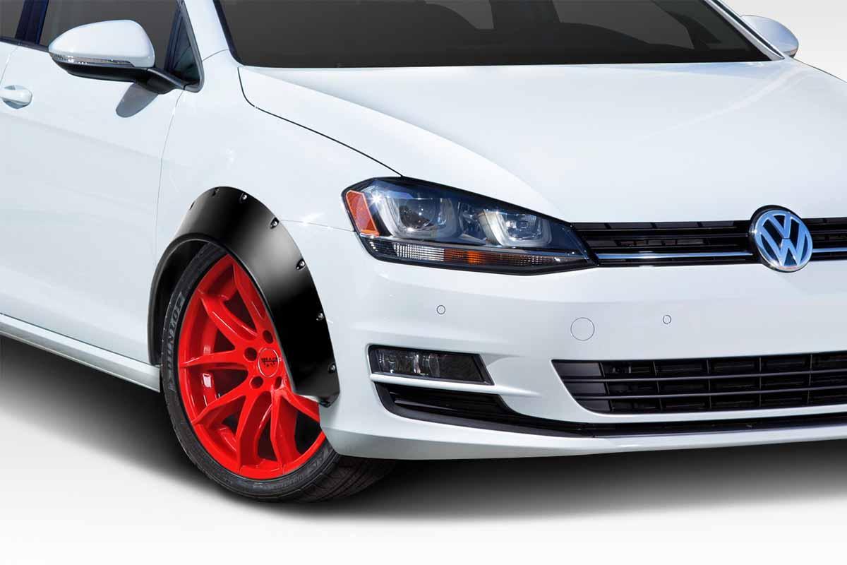 Universal Duraflex Glider V1 2.7" Fender Flares - 2 Piece - Image 2