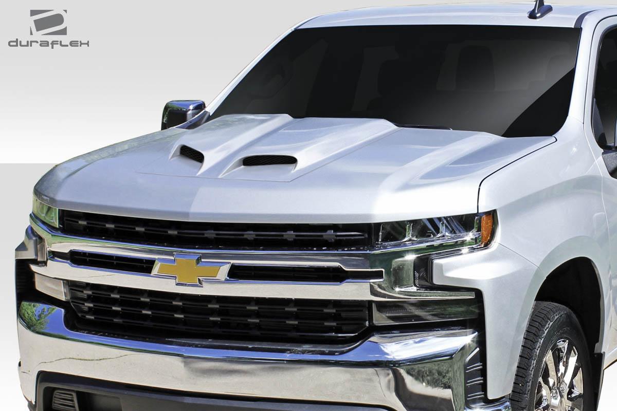 Universal Duraflex Feed Dual Ram Air Hood Scoop - 1 Piece - Image 2