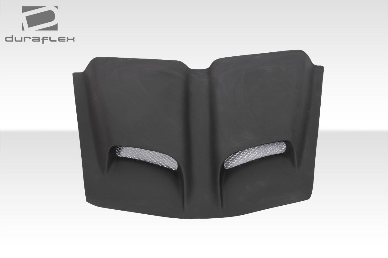 Universal Duraflex Feed Dual Ram Air Hood Scoop - 1 Piece - Image 4